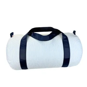 Personalized Seersucker Skipper Duffel Bag