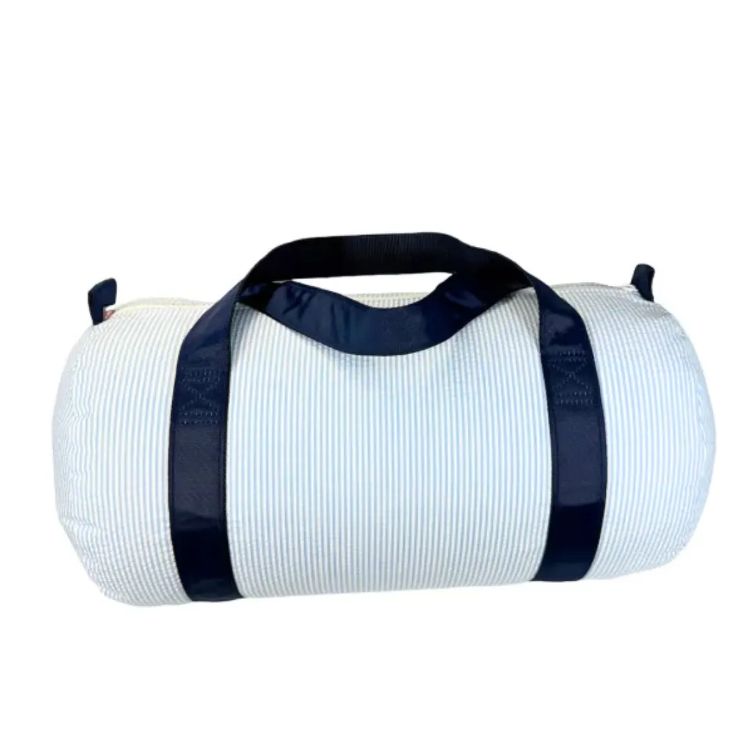 Personalized Seersucker Skipper Duffel Bag