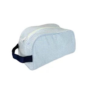 Personalized Seersucker Skipper Traveler Pouch