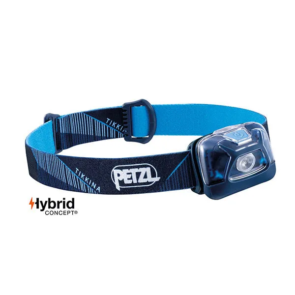 Petzl TIKKINA Headlamp with 250 Lumens for Camping and Hiking