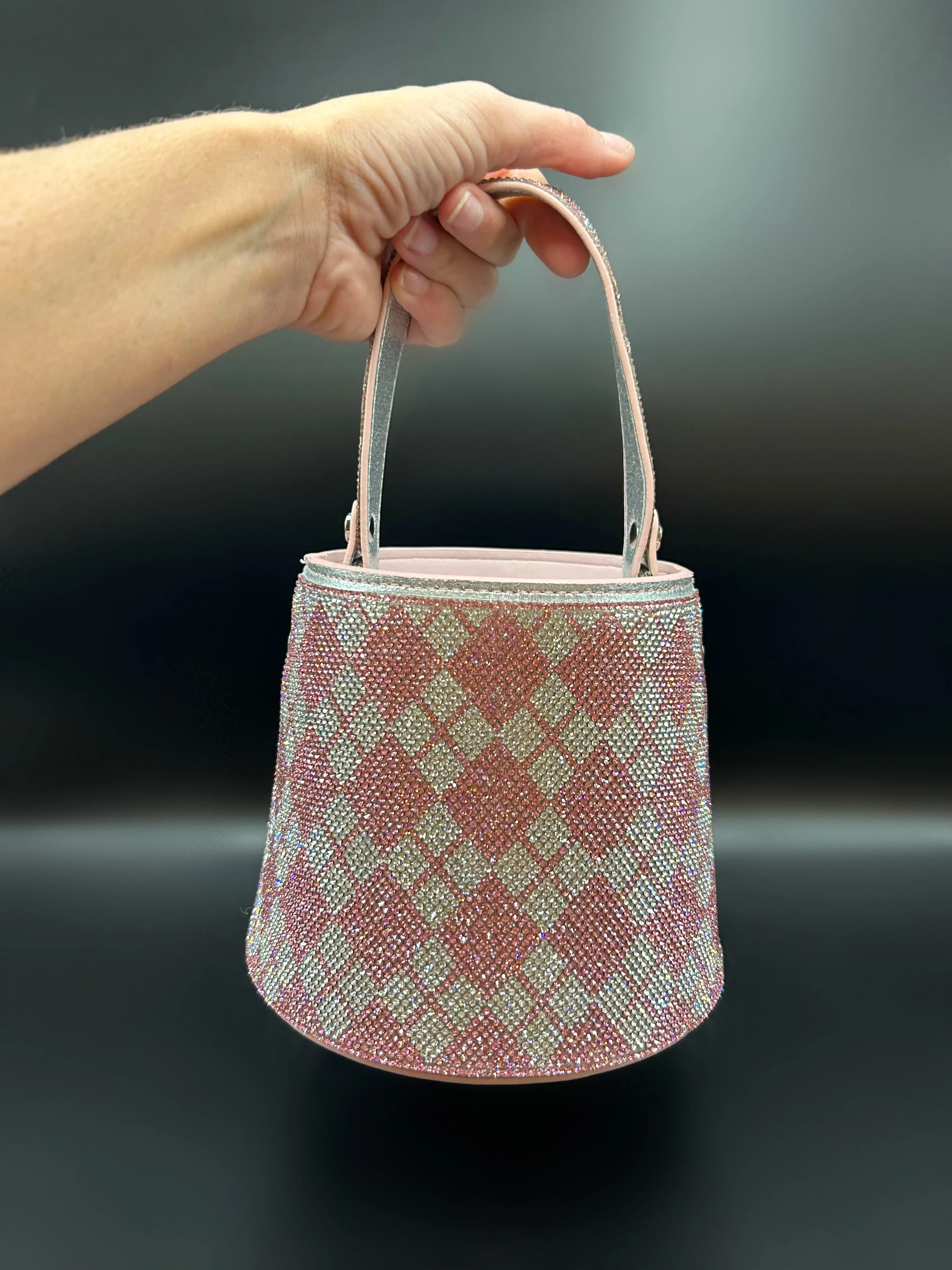 Pink Argyle Bucket