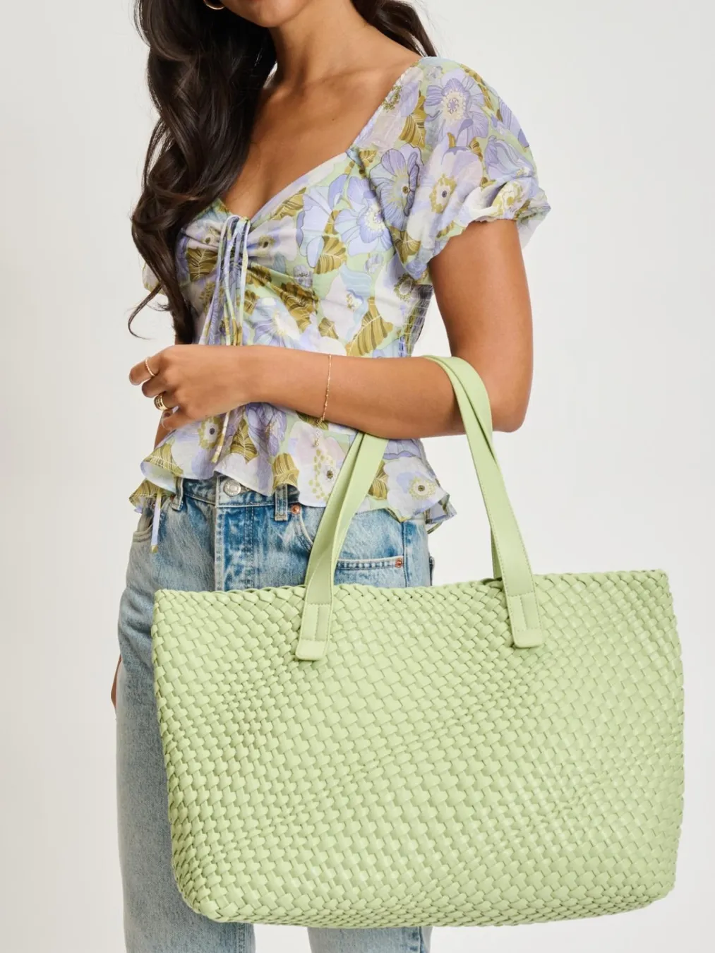 Piquant Woven Tote