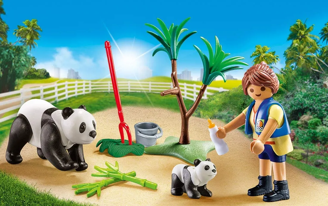 Playmobil Panda Caretaker Carry Case