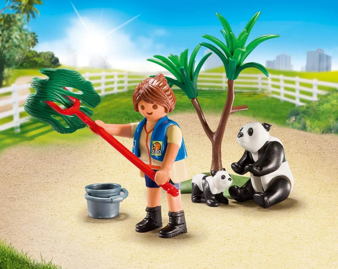 Playmobil Panda Caretaker Carry Case
