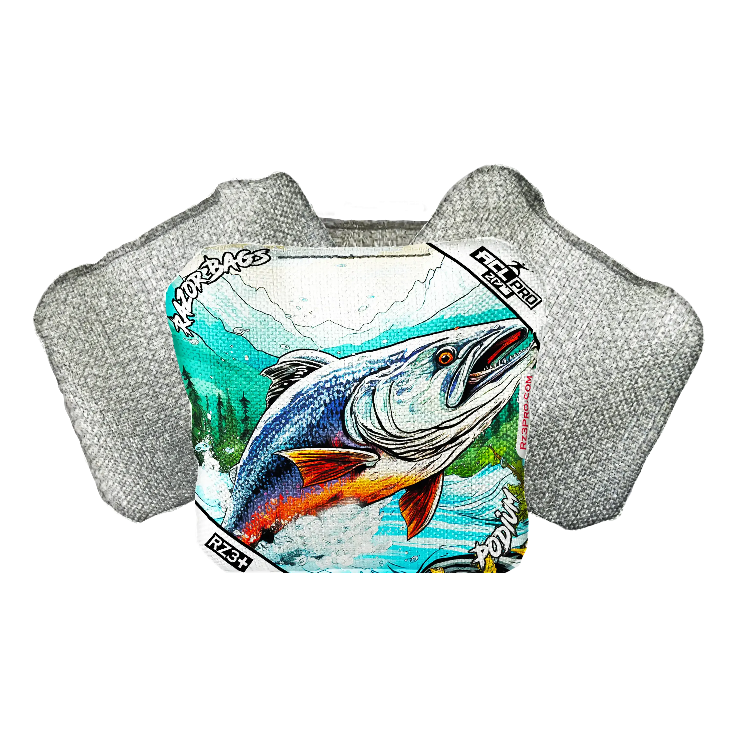 Podium | Alaskan Salmon | ACL PRO Razor Cornhole Bags
