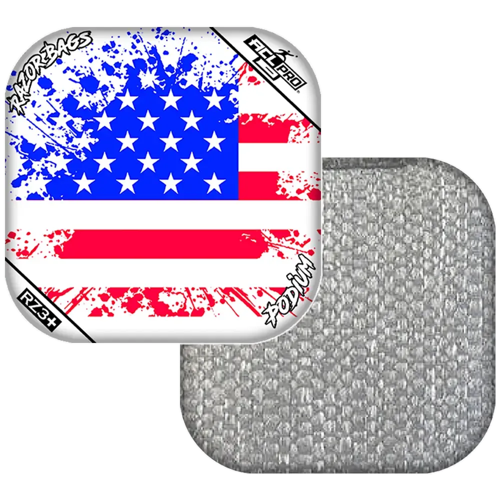 Podium | Merica Flag | ACL PRO Razor Cornhole Bags