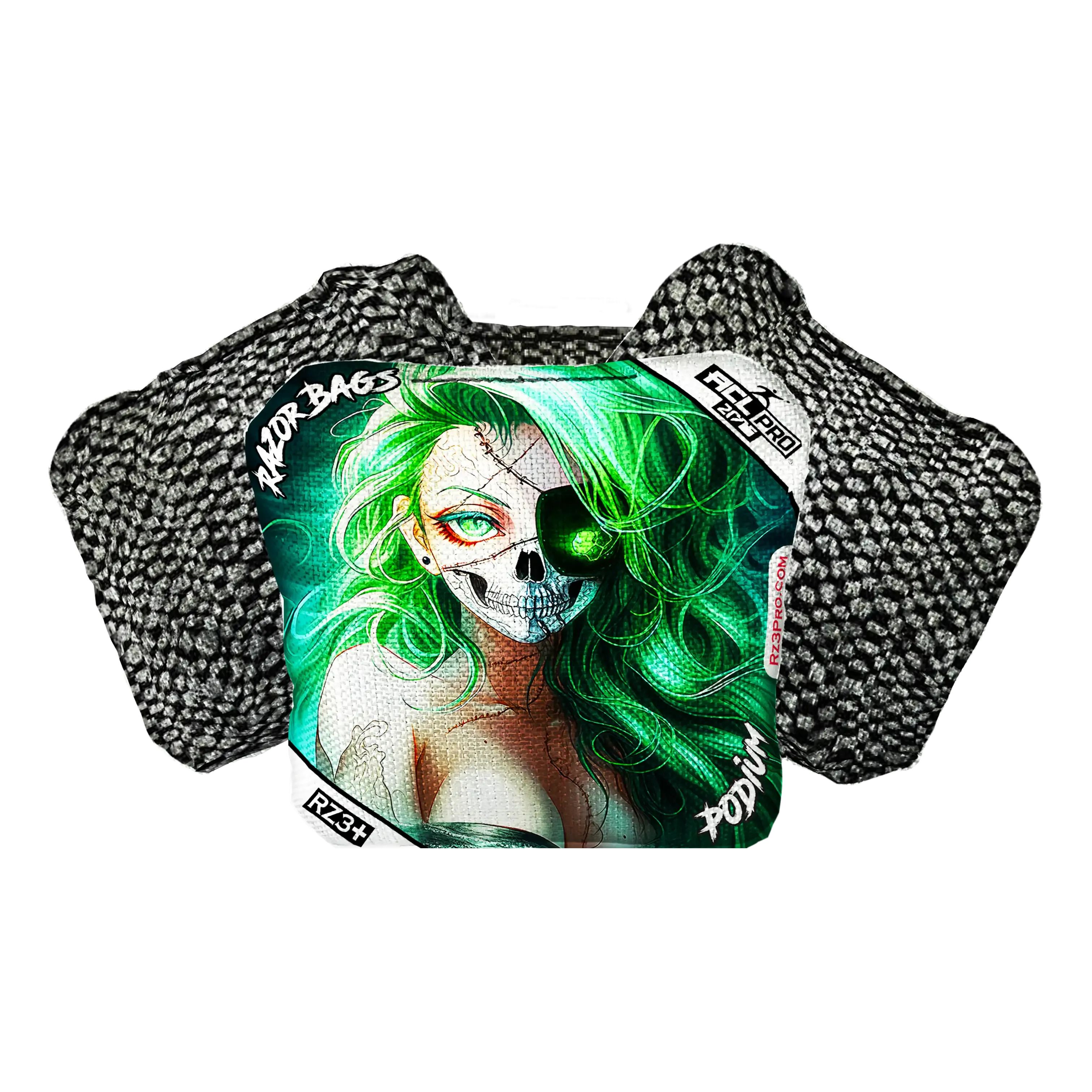 Podium | Skeleton Face | ACL PRO Razor Cornhole Bags