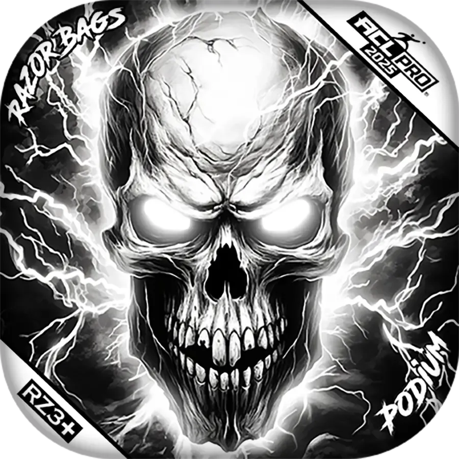 Podium | Skull Lighting Strike | ACL PRO Razor Cornhole Bags