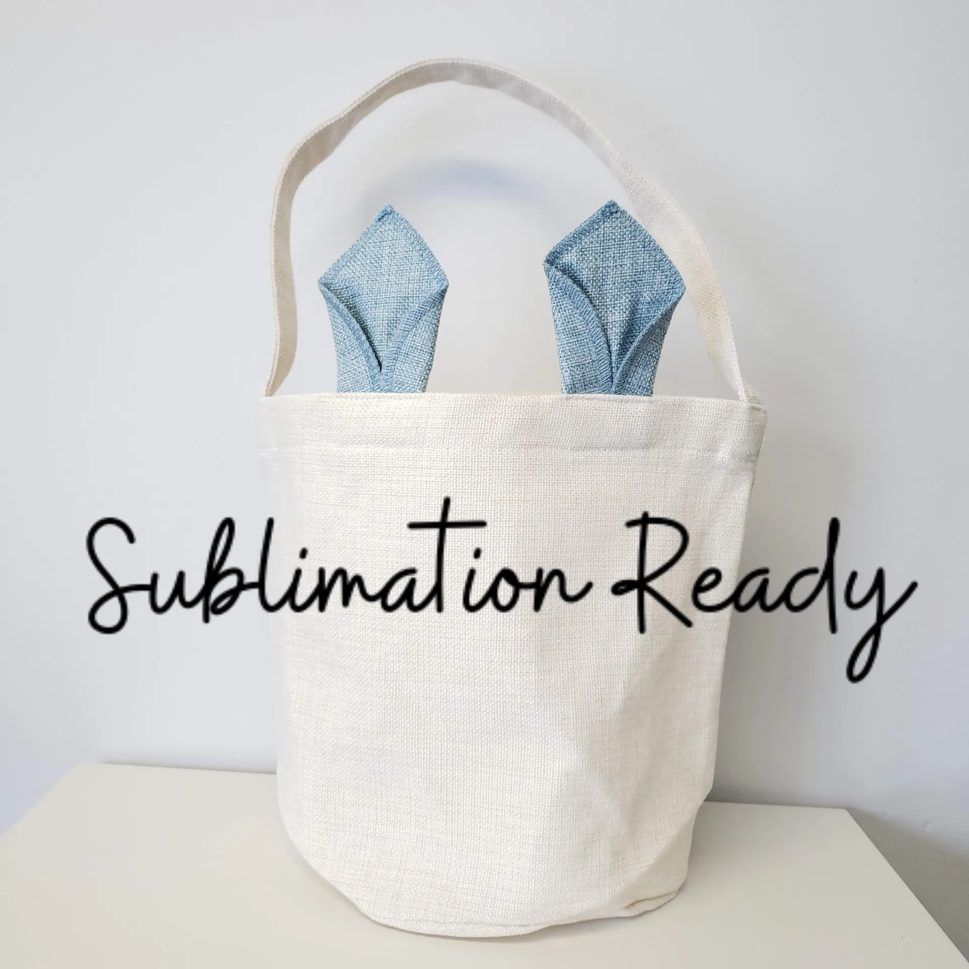 POLYESTER Easter Bunny BUCKET for SUB Blue