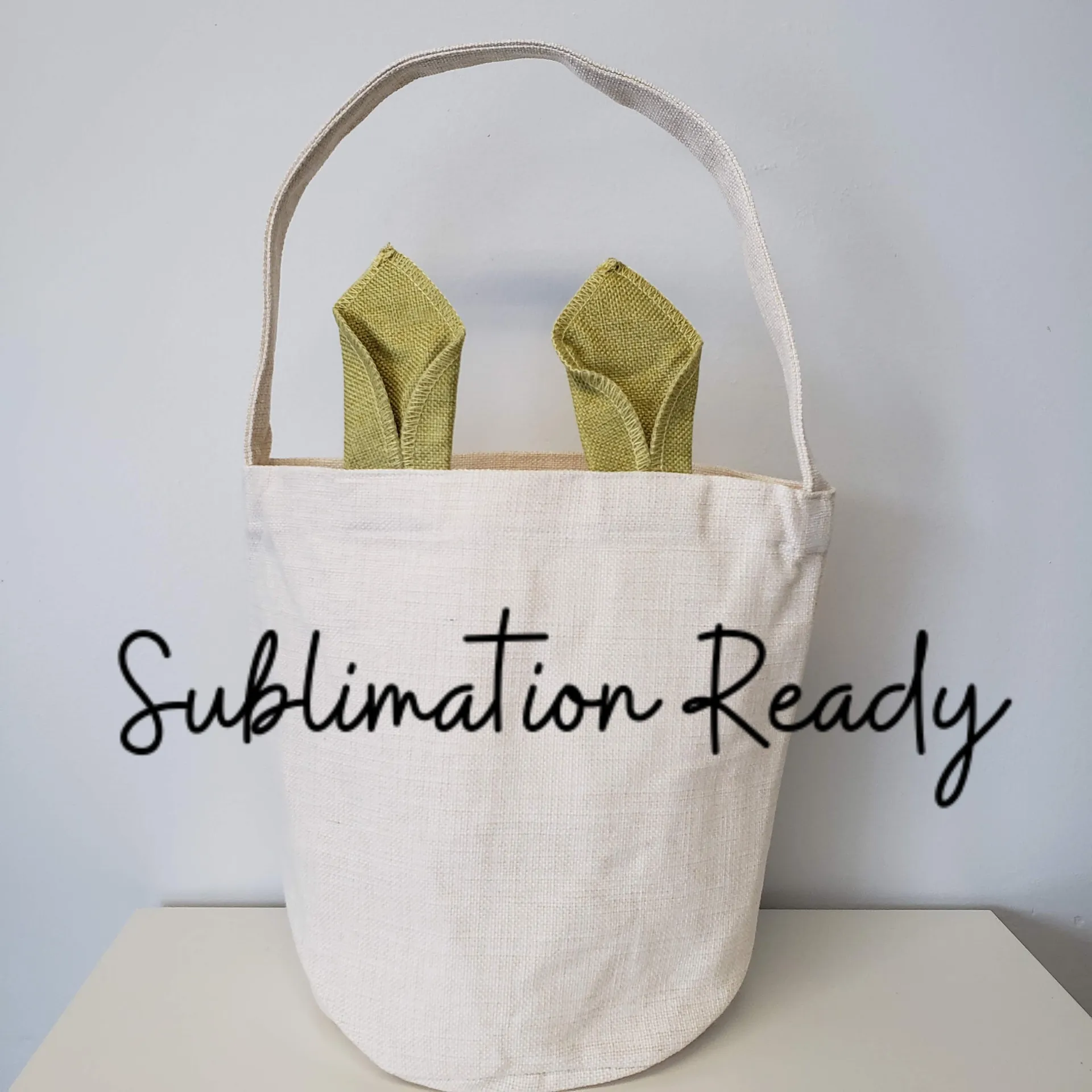 POLYESTER Easter Bunny BUCKET for SUB Green