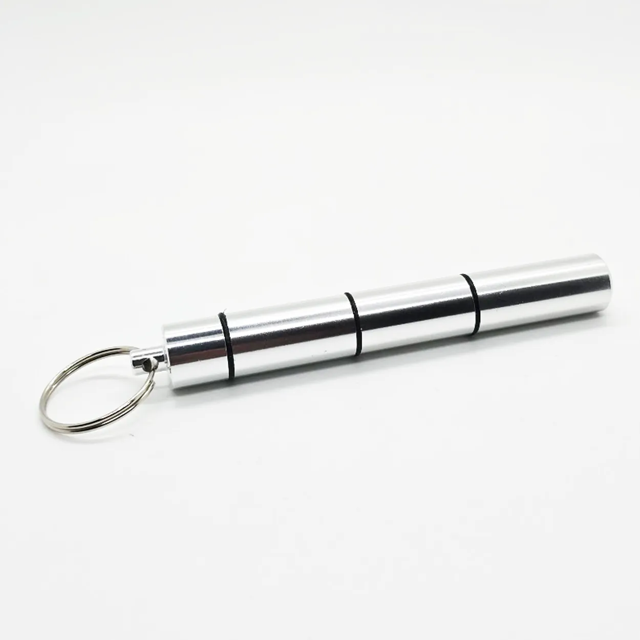 Portable Toothpick Holders – Keychain with Screw Cap in Aluminum & Wood Designs