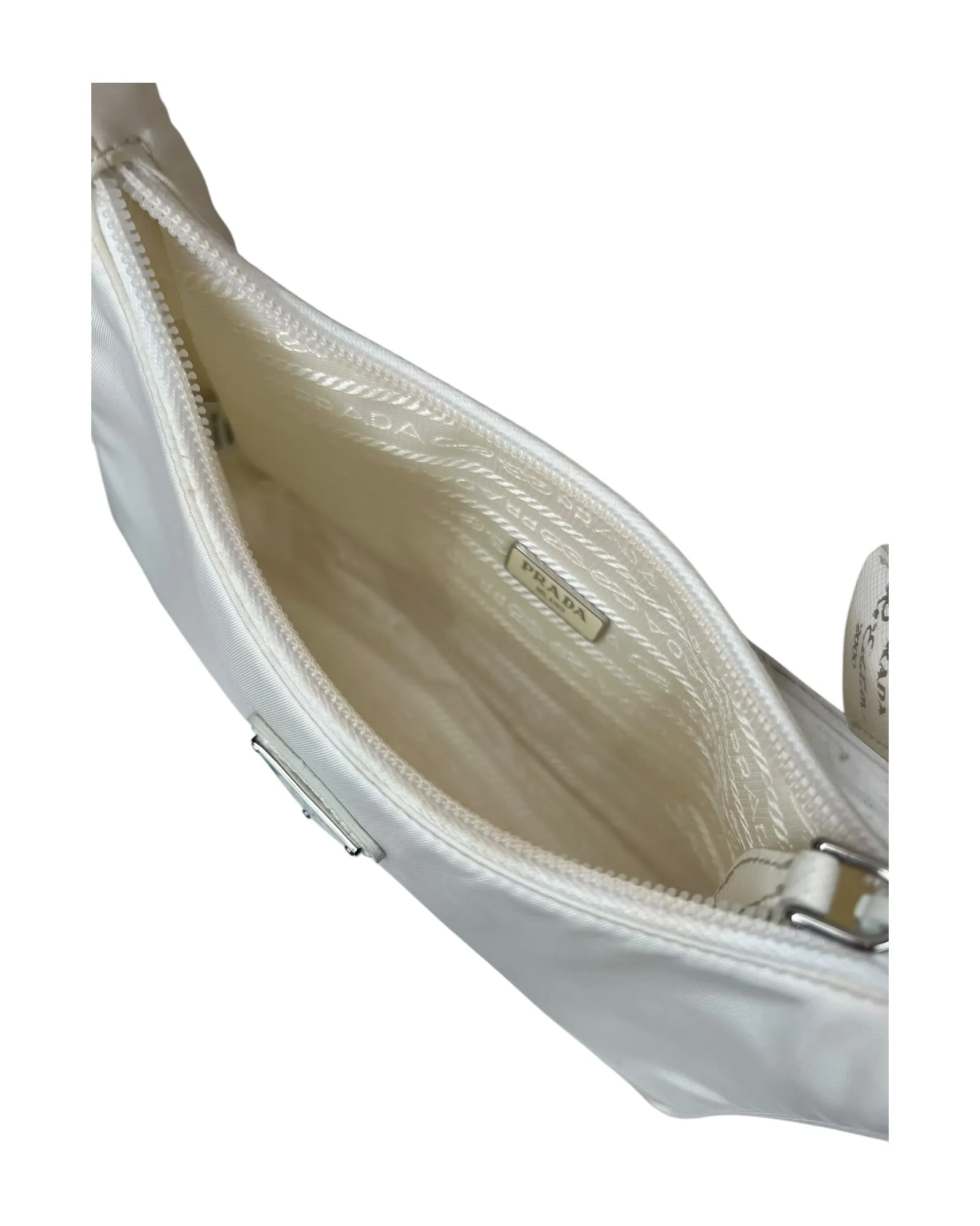 Prada Nylon Re-Edition Bag in White