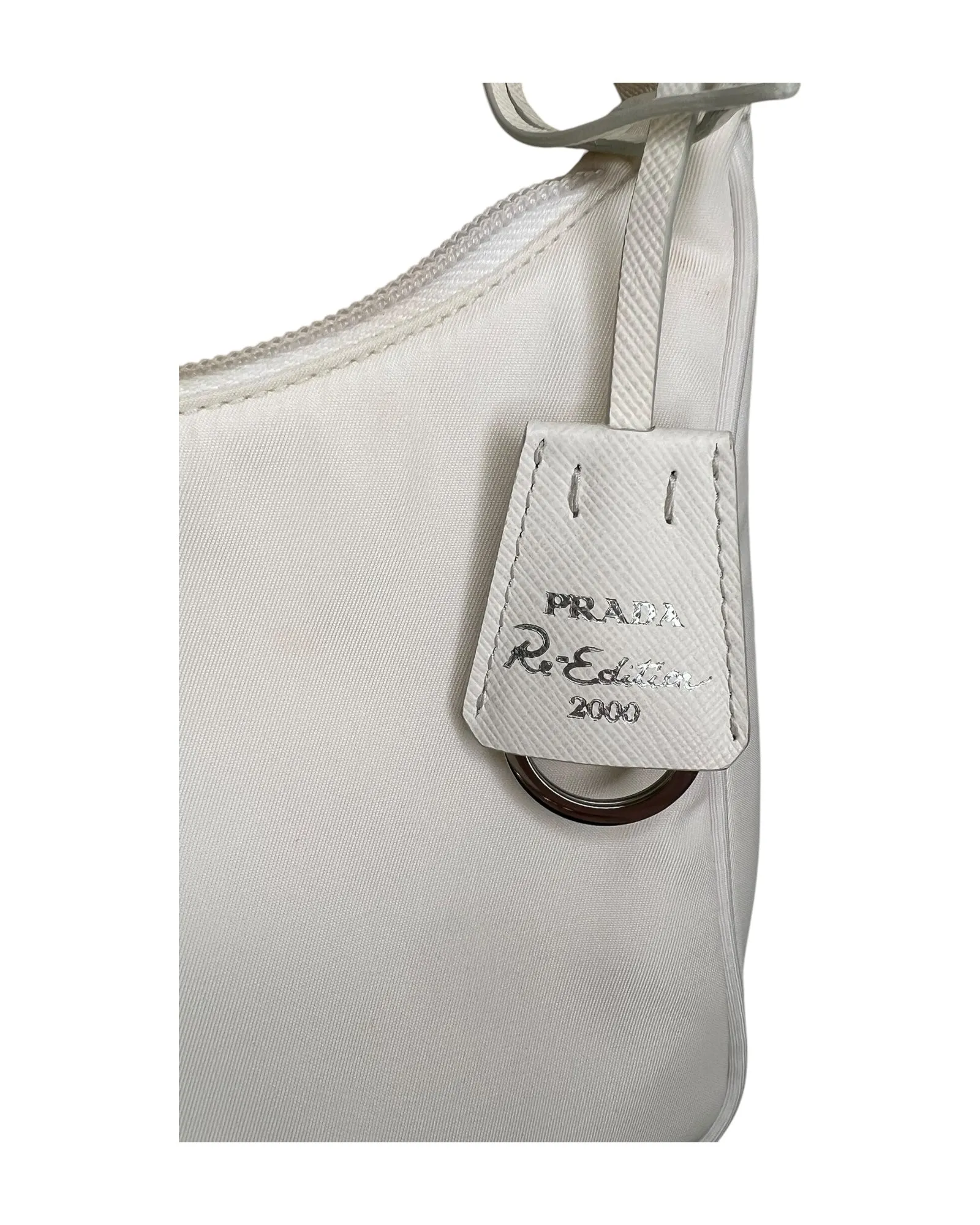 Prada Nylon Re-Edition Bag in White