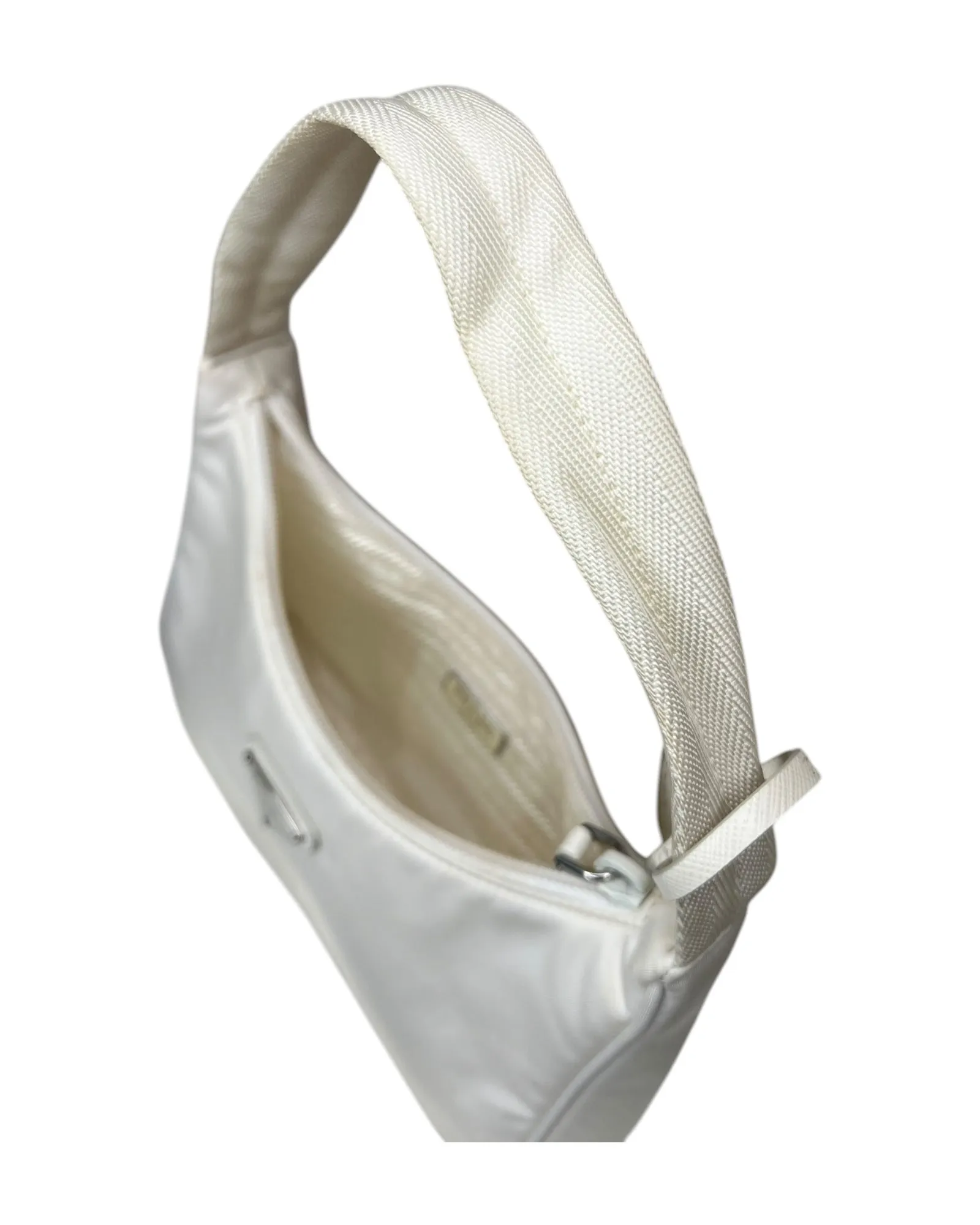 Prada Nylon Re-Edition Bag in White