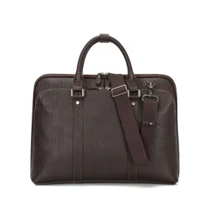 Premium Vintage Leather Waterproof Laptop Briefcase