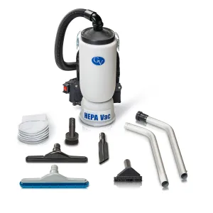 Prolux New GV 6qt HEPA Backpack Vacuum with professional 1 1/2" tool kit Commercial Restaurant Industrial