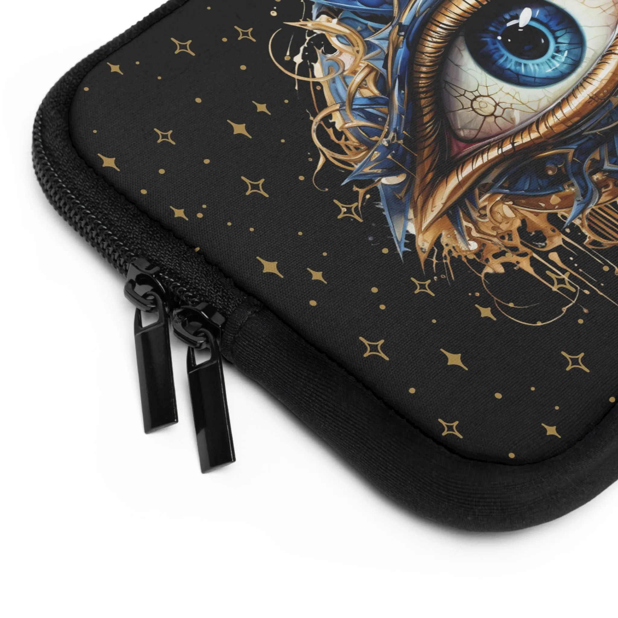Psychic Eye Laptop Case, laptop sleeve, Pagan Wiccan ipad tablet padded cover travel case