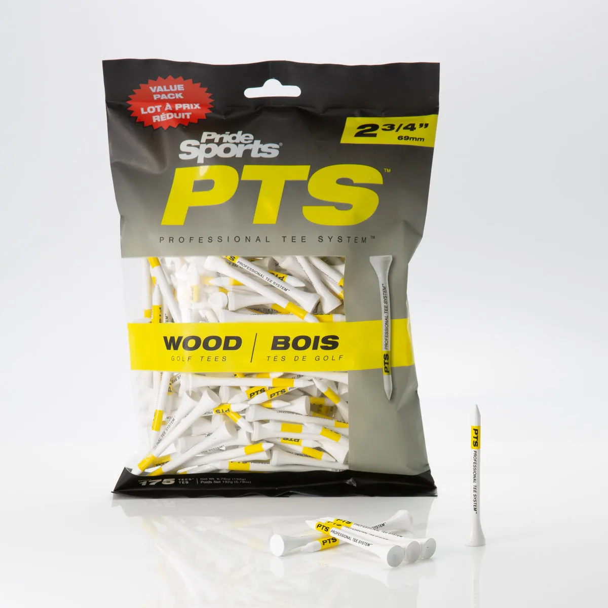 PTS Wood Golf Tees Big Bags