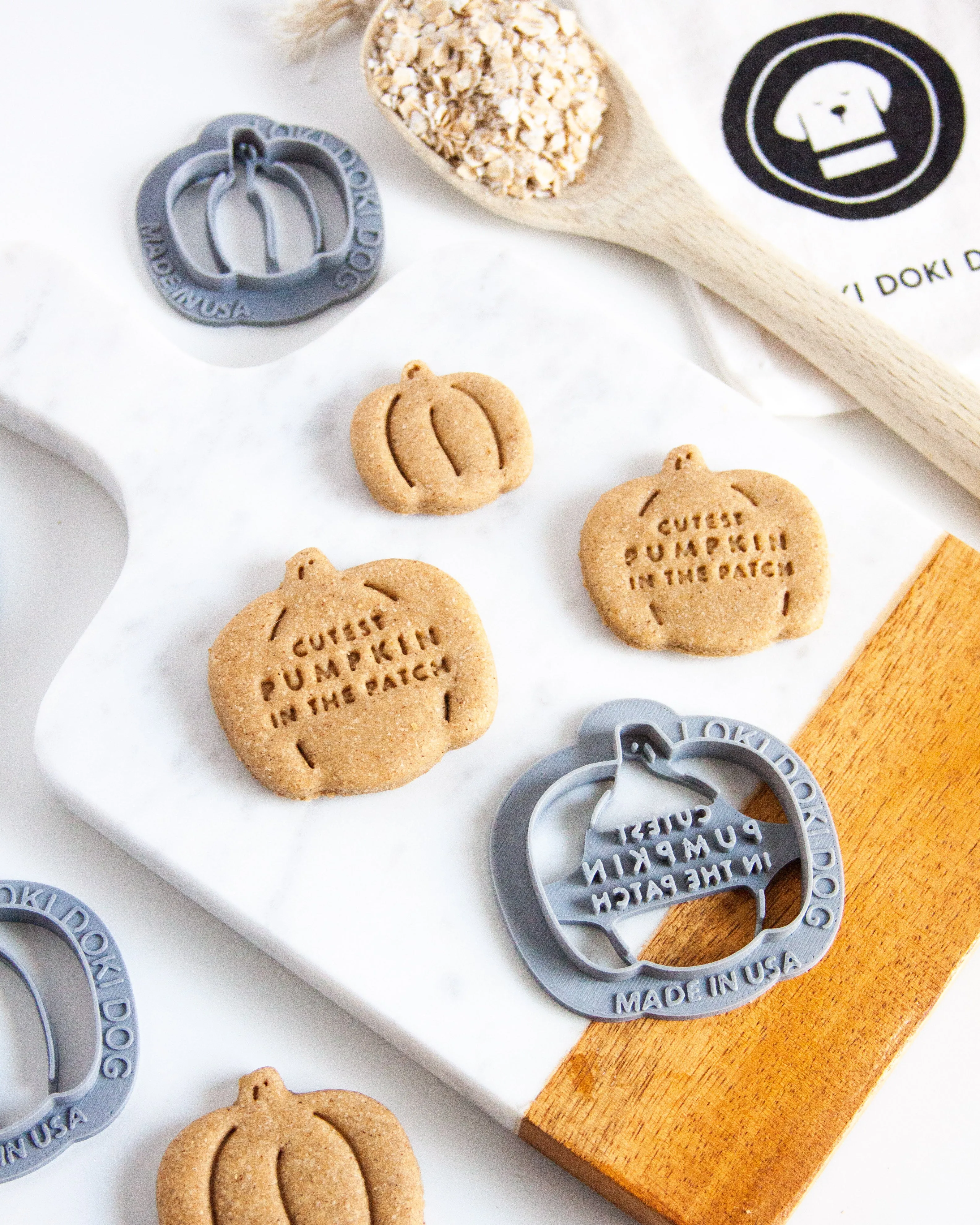 Pumpkin Shaped Dog Biscuit Cookie Cutter