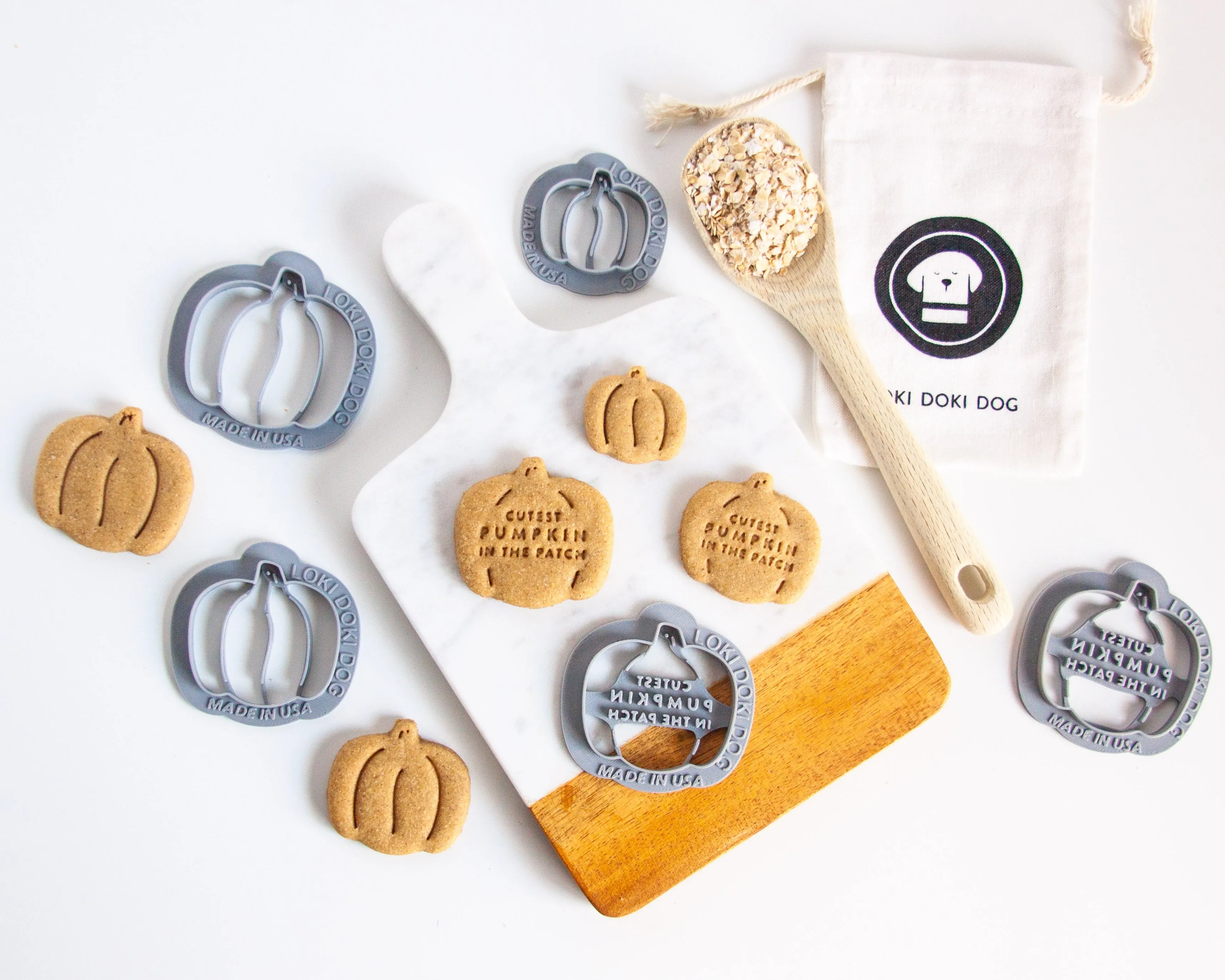 Pumpkin Shaped Dog Biscuit Cookie Cutter