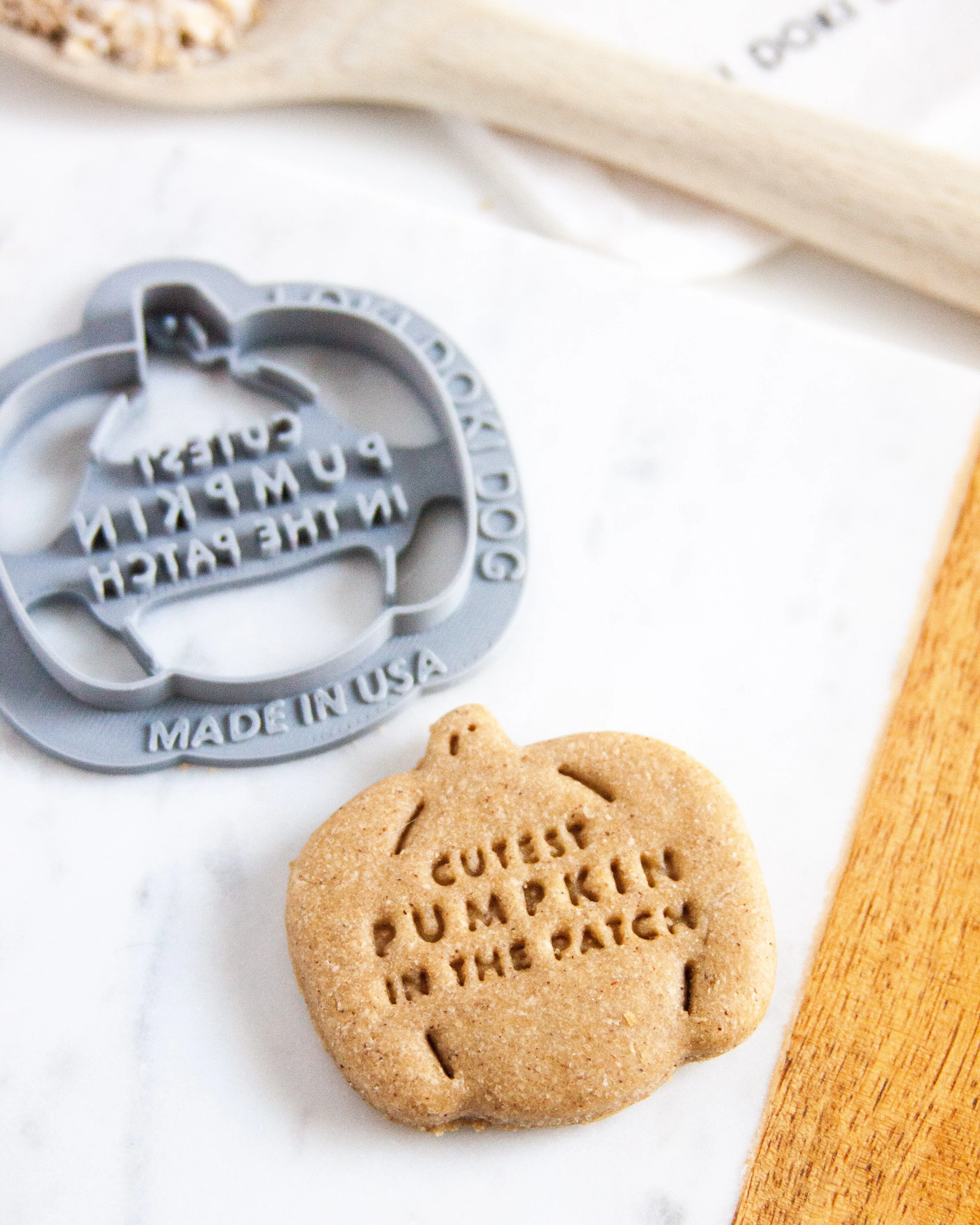 Pumpkin Shaped Dog Biscuit Cookie Cutter