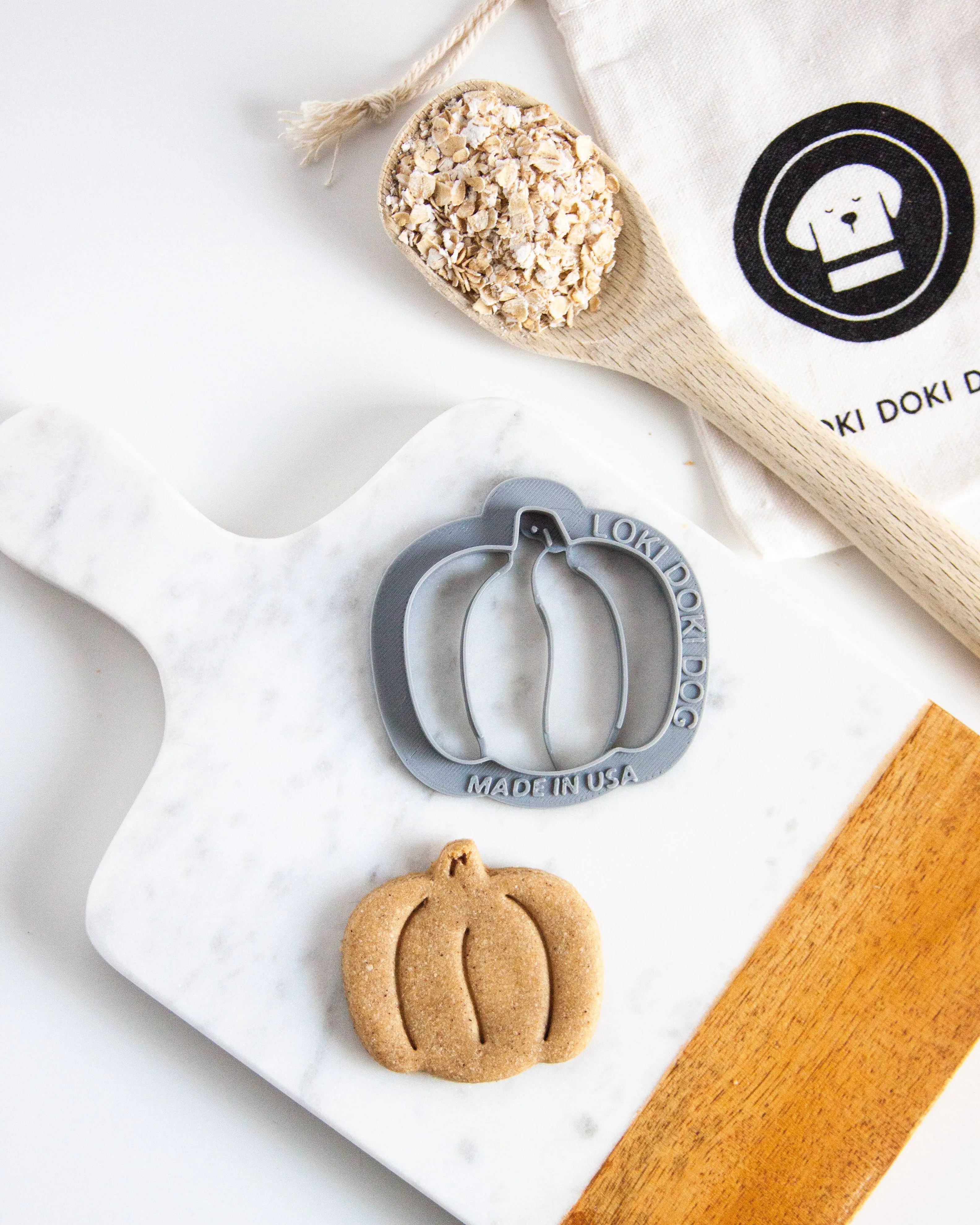 Pumpkin Shaped Dog Biscuit Cookie Cutter