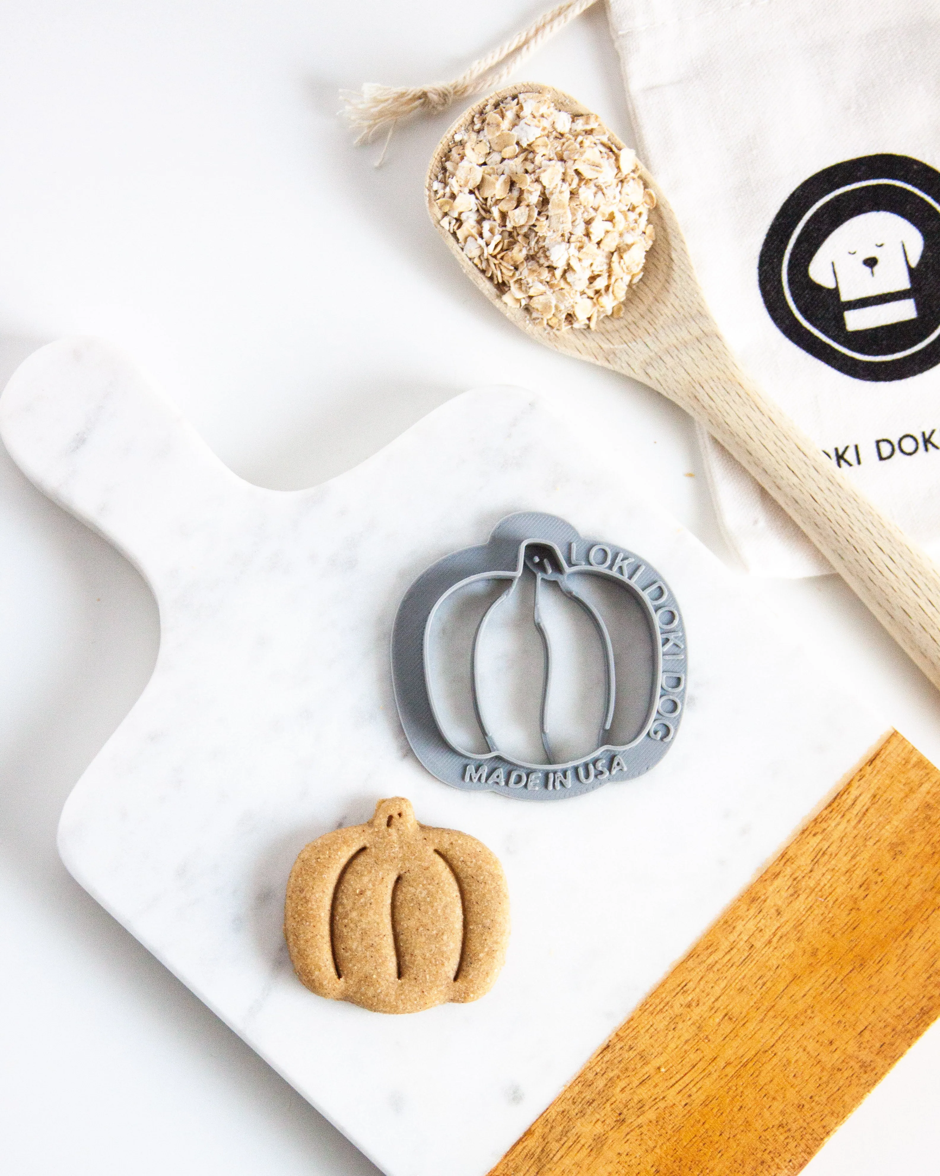 Pumpkin Shaped Dog Biscuit Cookie Cutter