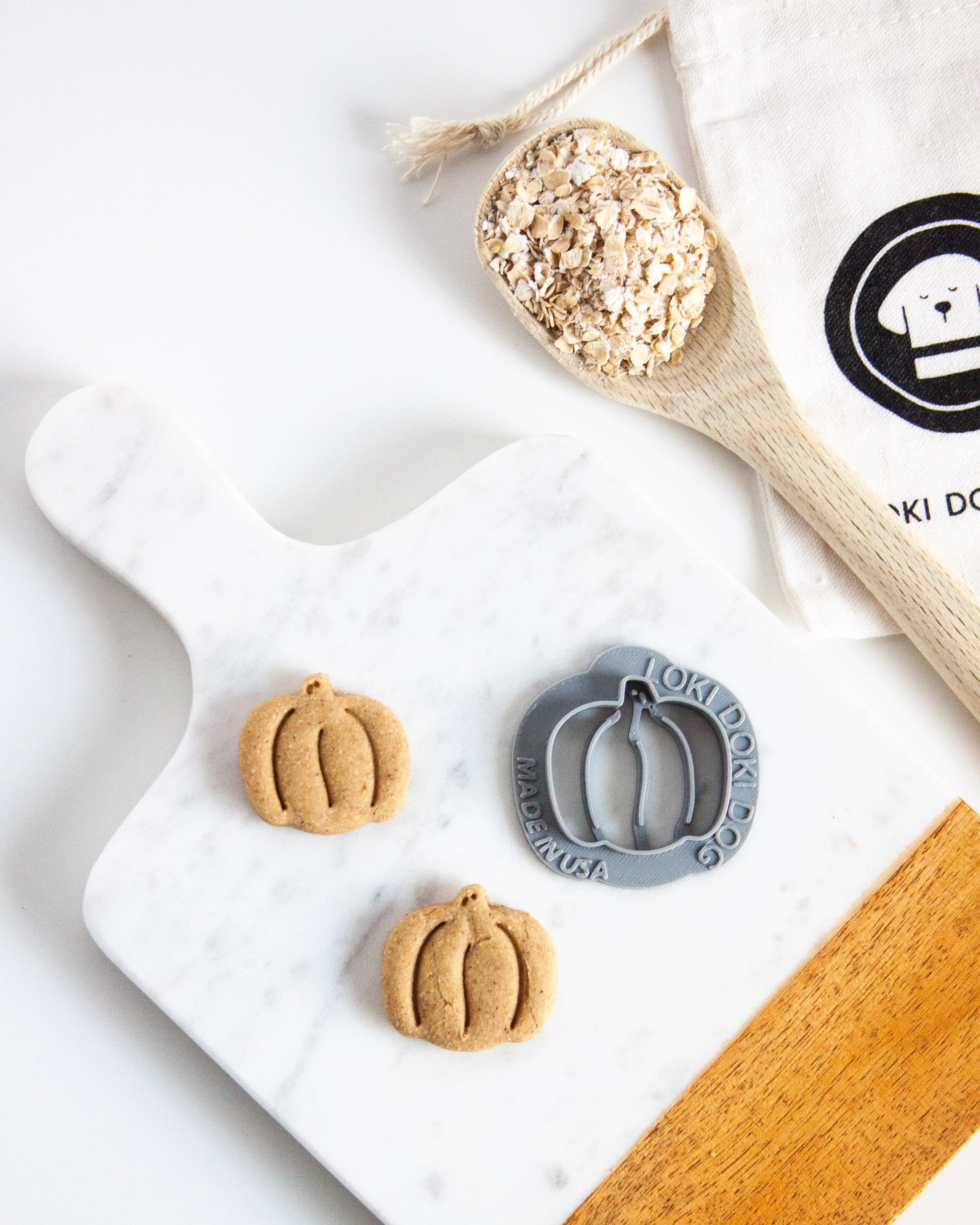 Pumpkin Shaped Dog Biscuit Cookie Cutter