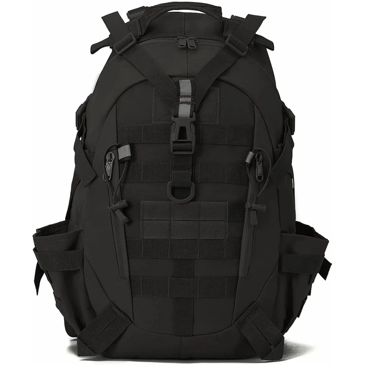 QT&QY 40L Tactical Backpack for Men Camping Hiking Backpacks Reflective Outdoor Travel Bags Survival Molle Climbing Rucksack Bag