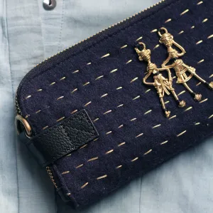 "Jodi" SLING WALLET - Blue
