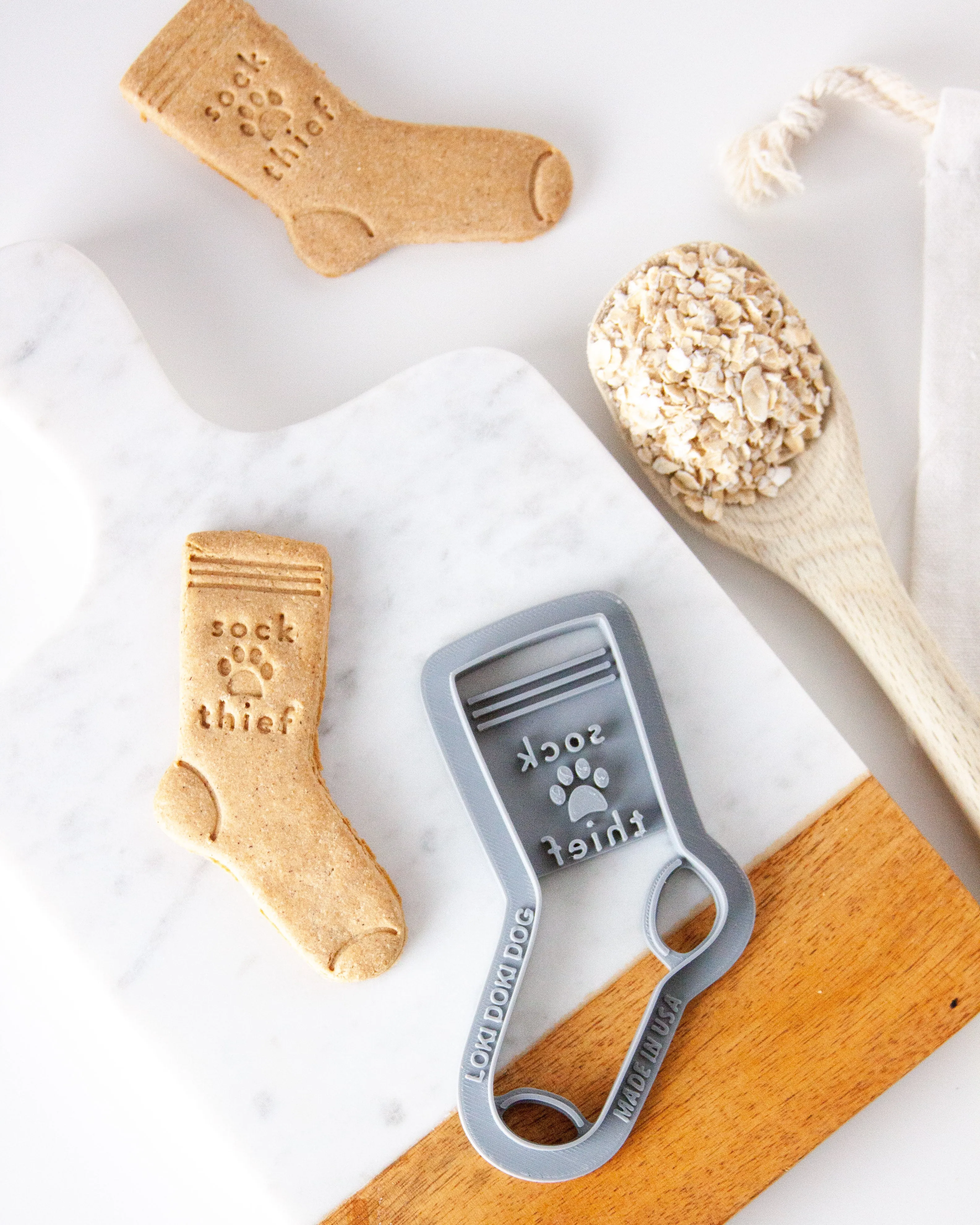 "Sock Thief" Sock Shaped Cookie Cutter