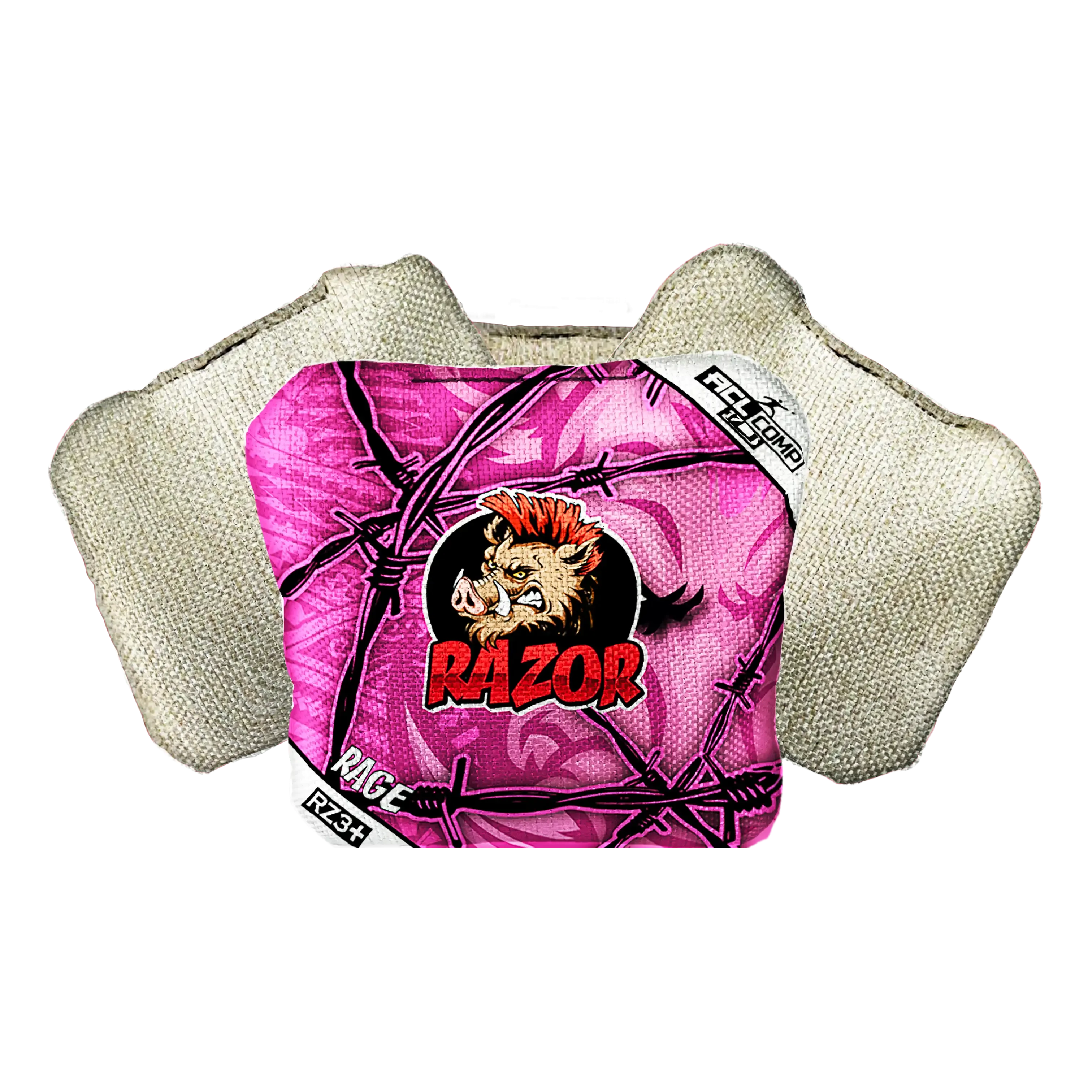 Rage | Wire Pink | ACL COMP Razor Cornhole Bags