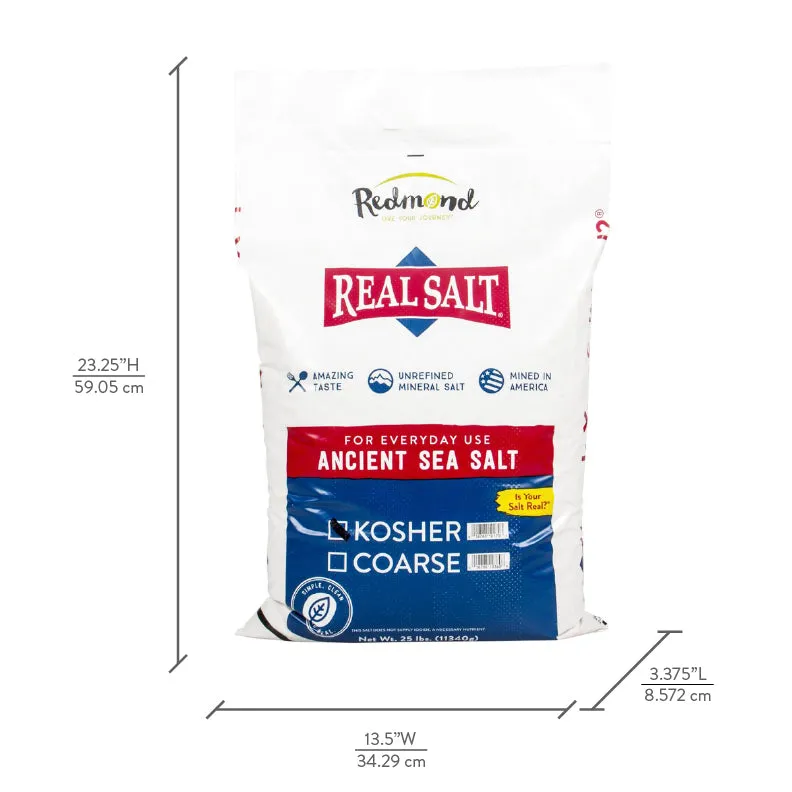 Real Salt® Kosher Bulk (25 lb.)