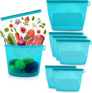 Reusable Silicone Zip Lock Bags