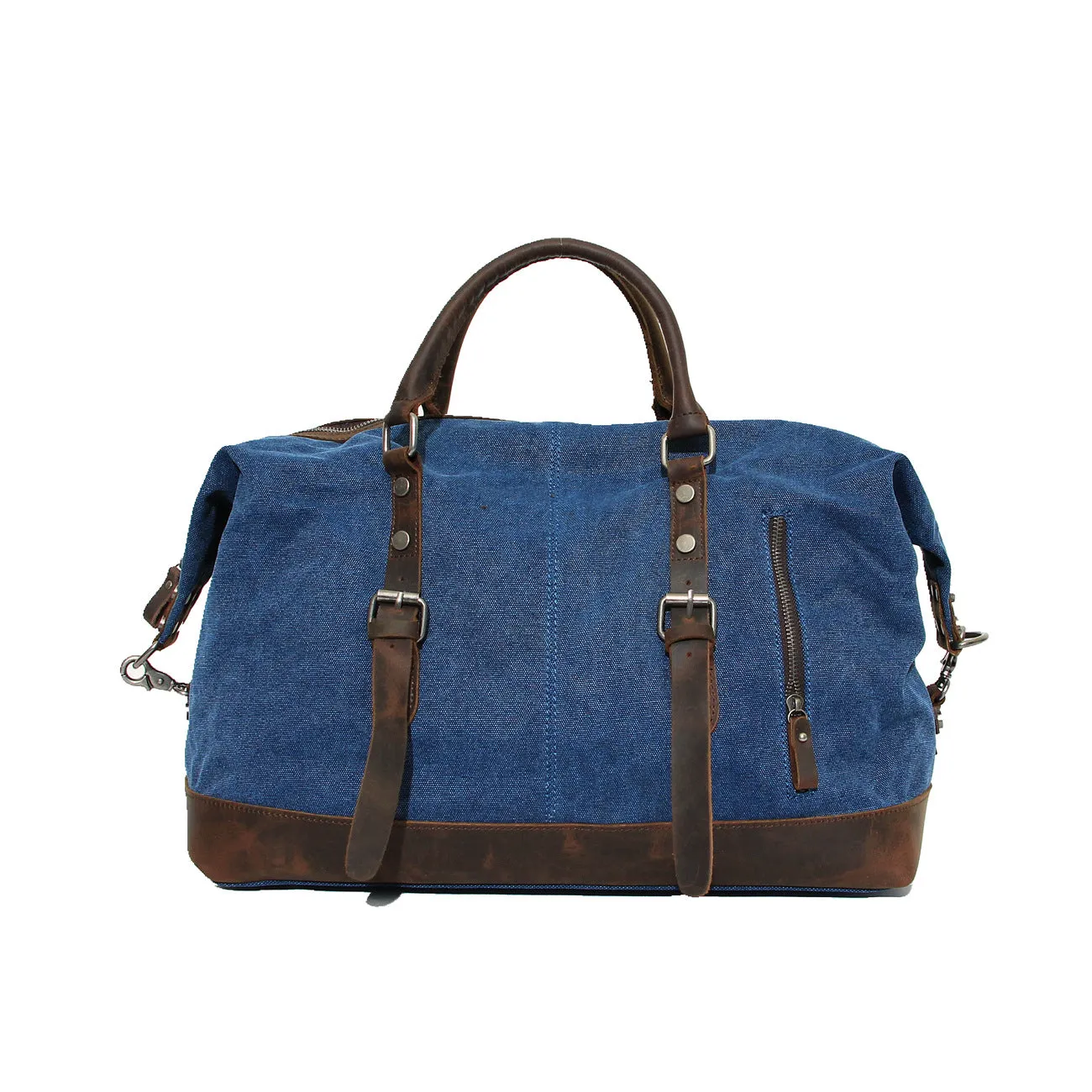 RockCow Canvas with Leather Duffle Bag, Travel Bags for Men