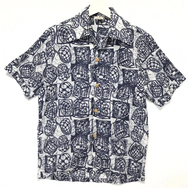 [S] A Bathing Ape Bape Vintage Hawaii 3D Heads Aloha Shirt