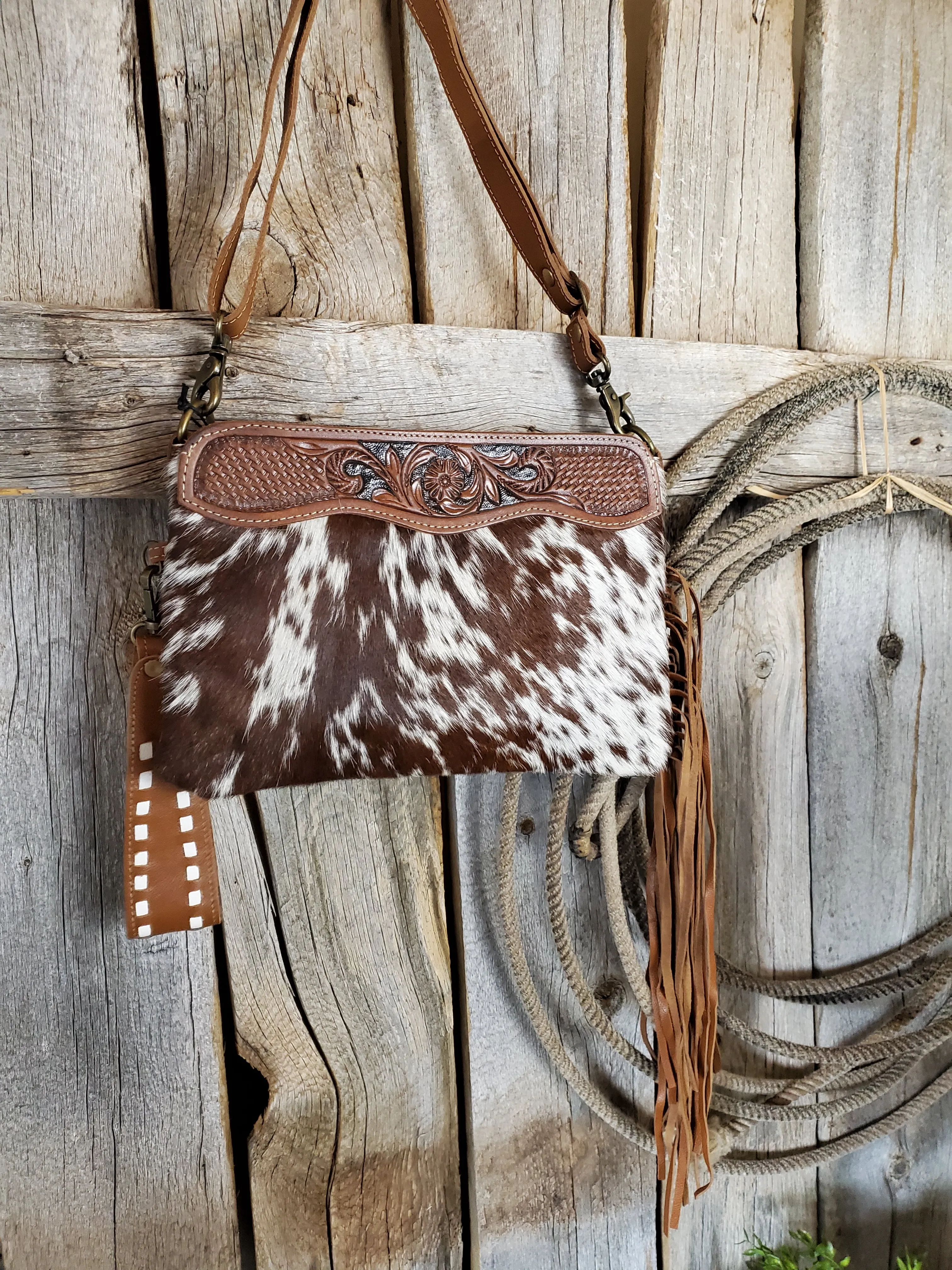 Sadie Leather and Hairon Bag