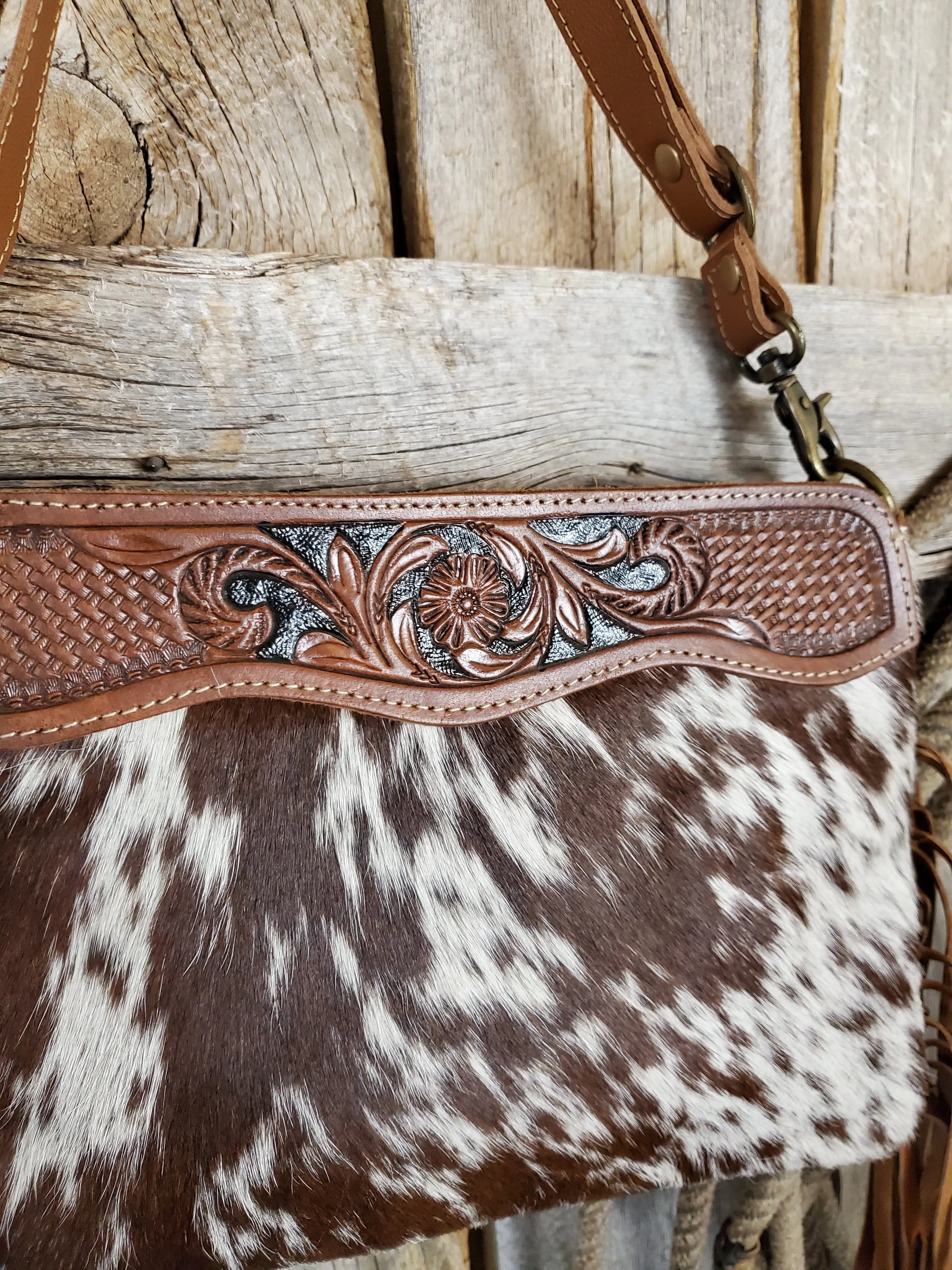 Sadie Leather and Hairon Bag