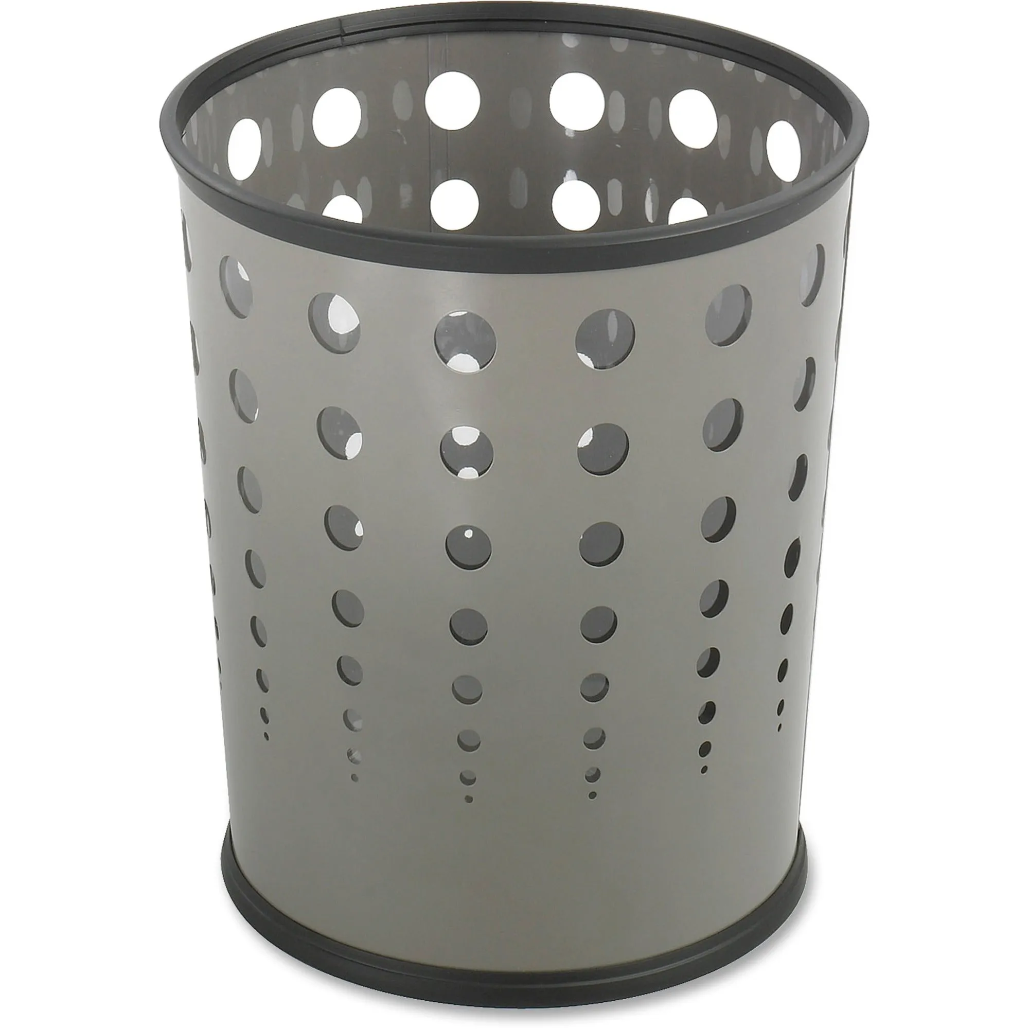 Safco Steel Bubble Wastebaskets