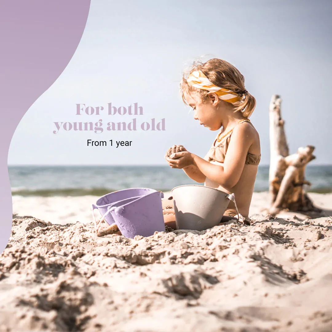 Scrunch Silicone Bucket Light Purple - Roll it, Fold it, Scrunch it!