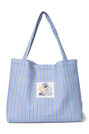 Serenity Cotton Striped Mom Bag
