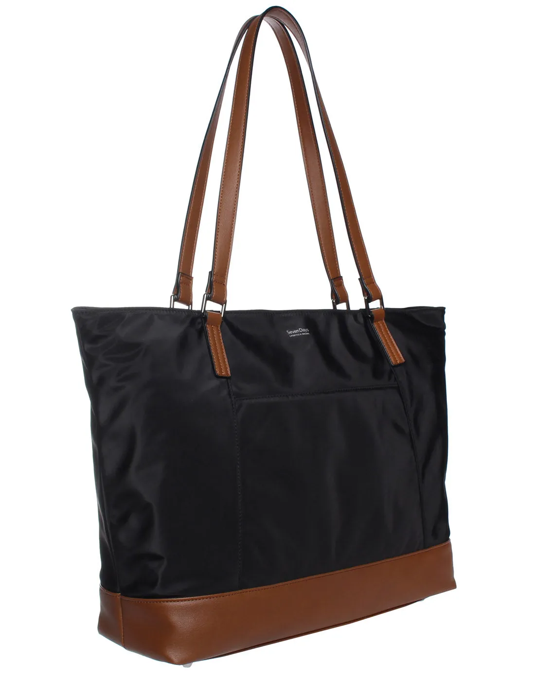 SevenDays Nylon RFID Tote with Eco Trim