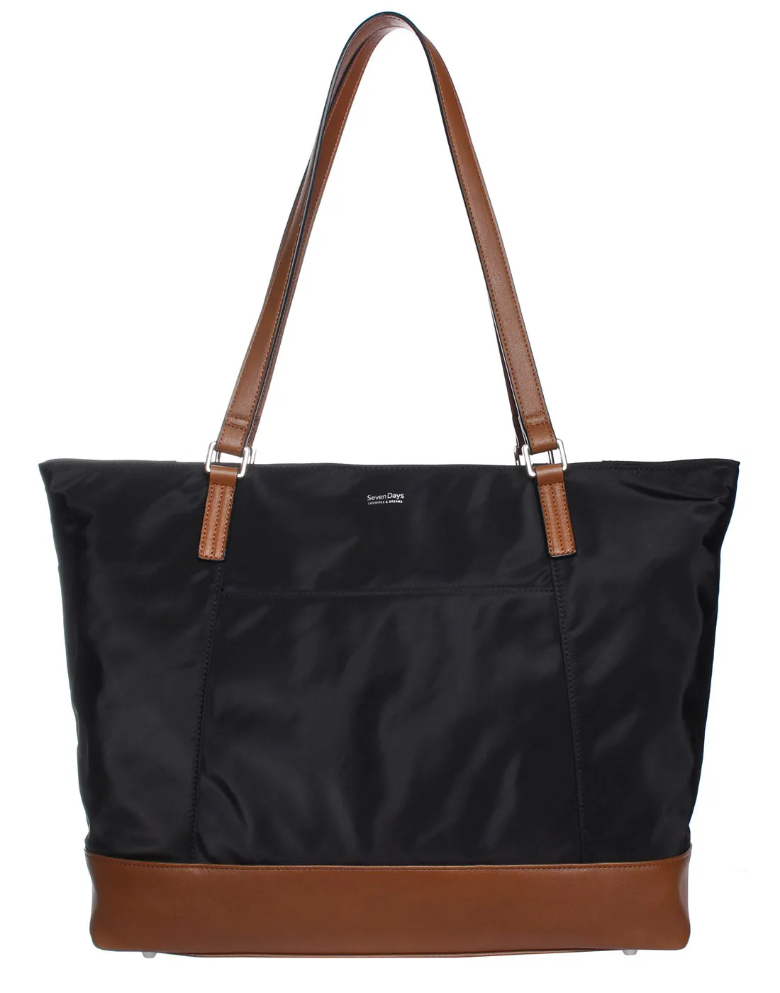 SevenDays Nylon RFID Tote with Eco Trim