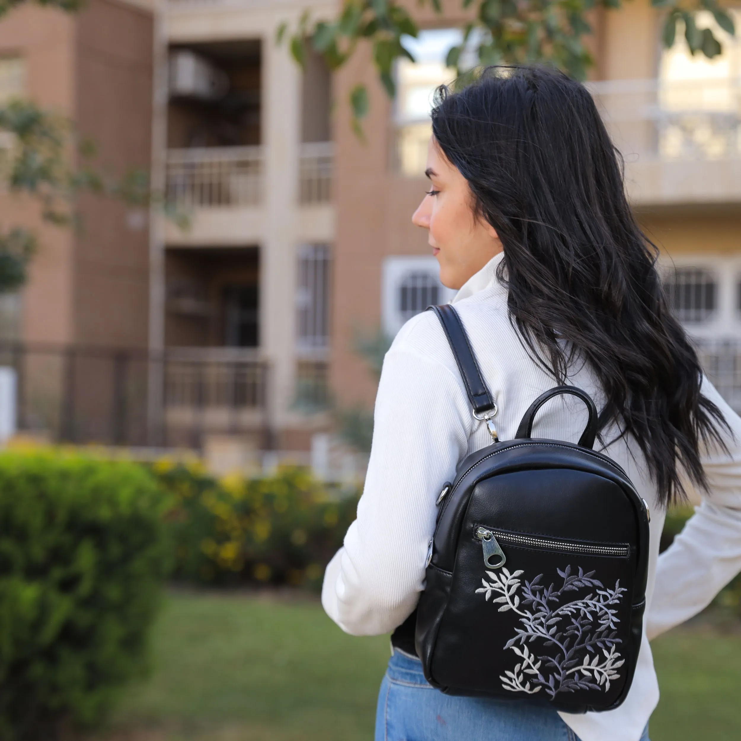 Shadowy Leaf Backpack