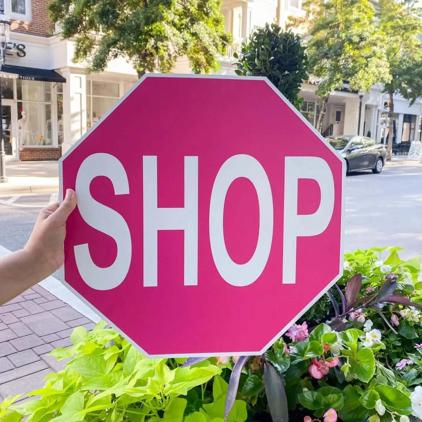 Shop Stop Sign
