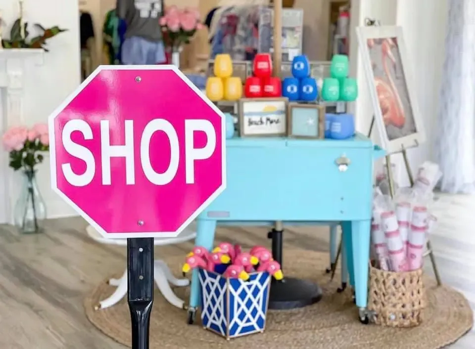 Shop Stop Sign