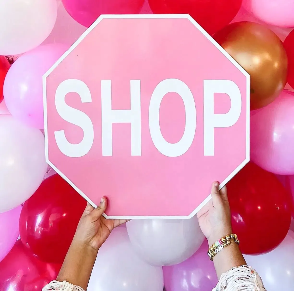 Shop Stop Sign