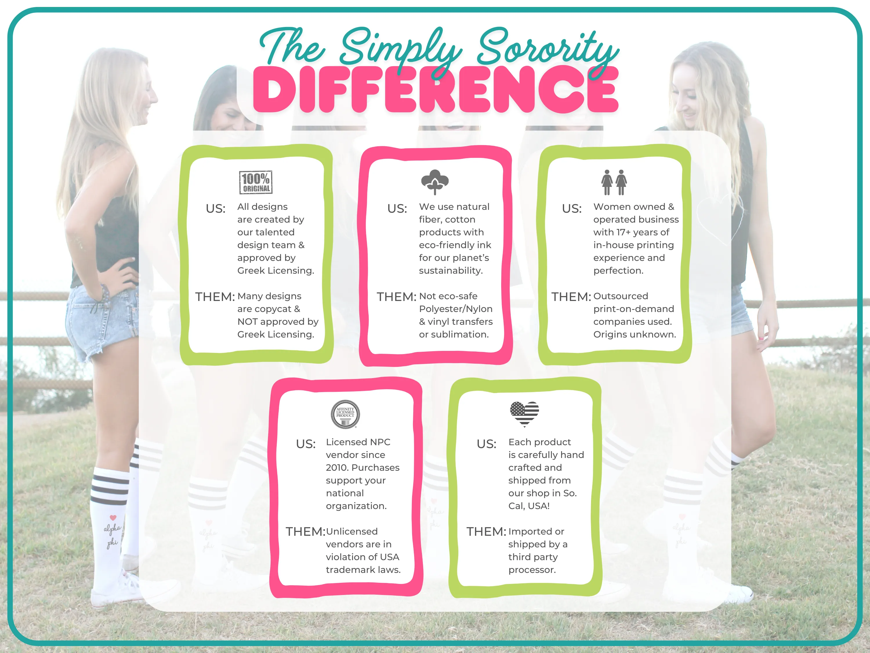 Sigma Sigma Sigma Denim Tote Bag - Sorority Gift, Big Little Reveal, Bid Day, Greek Life Accessory