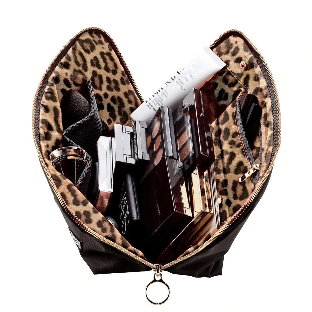 Signature Leather Makeup Bag