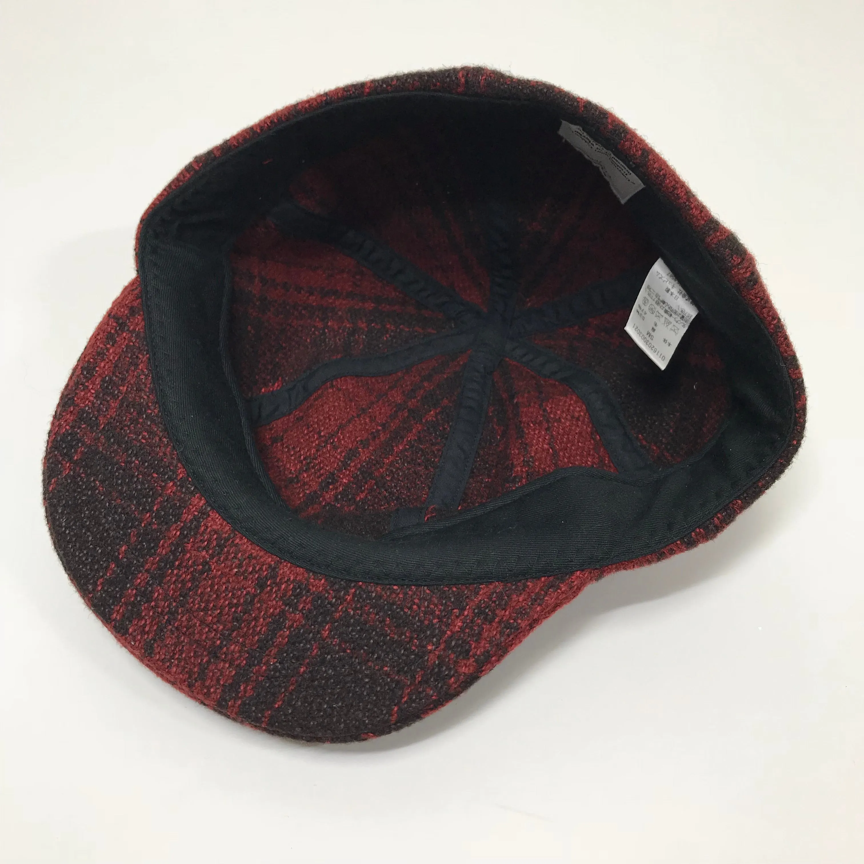 [S/M] Visvim Honus Cap Buffalo Check Red